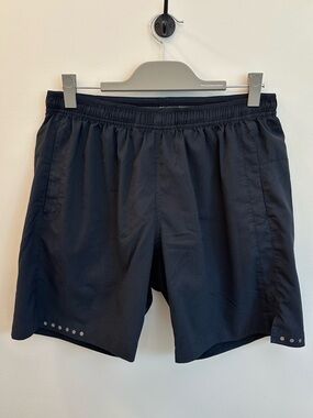SAXX Sport Kinetic 2N1 Lined Shorts Black Men’s Large Athletic Gym